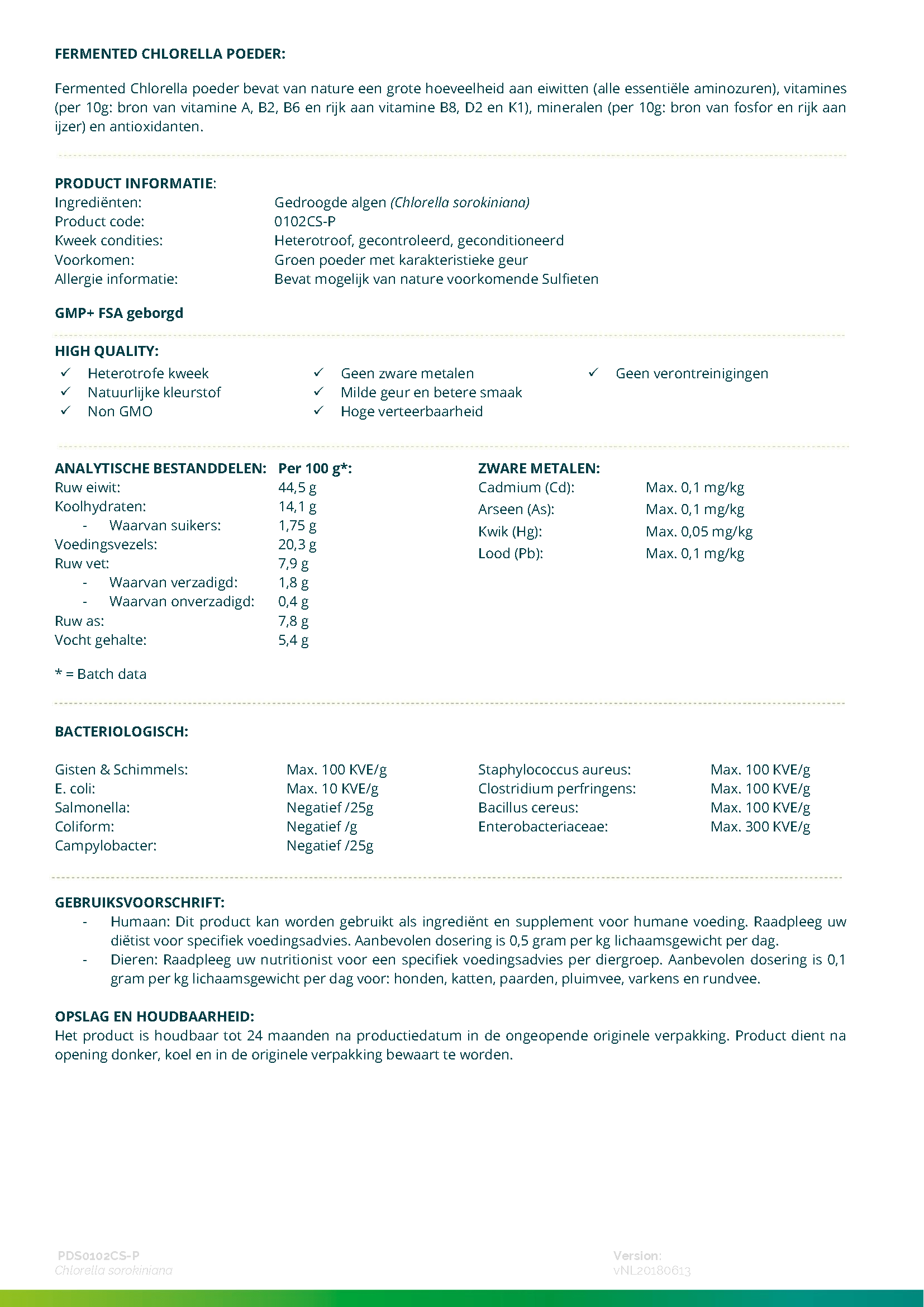 Chlorella - Powerfully Pure