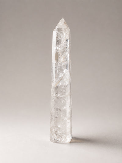 Large Clear Quartz Obelisk