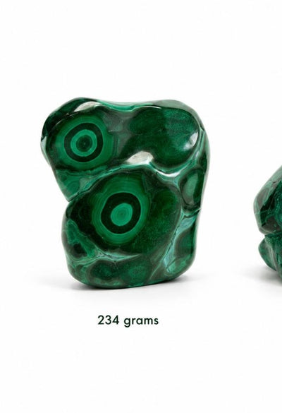 234g Eye Malachite with concentric banding