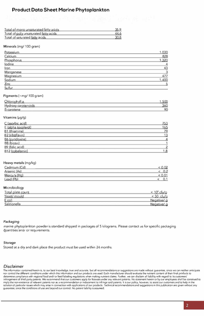 Marine Phytoplankton Capsules - Powerfully Pure