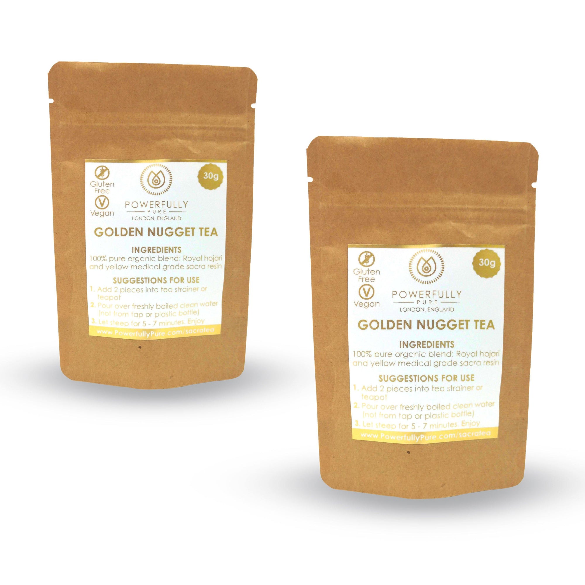 Golden Nugget Sacra Tea Bundles - Powerfully Pure