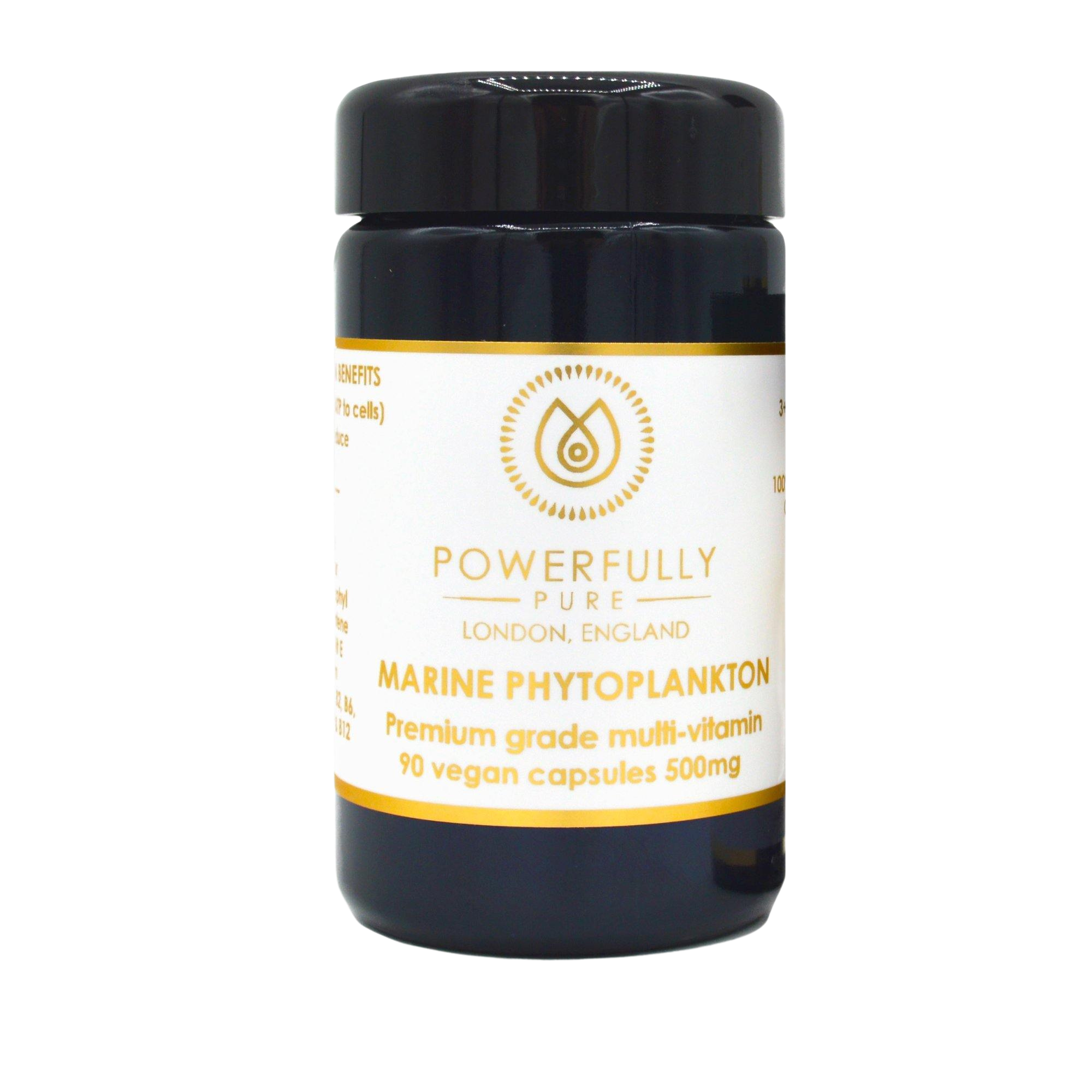 Marine Phytoplankton Capsules and Powders