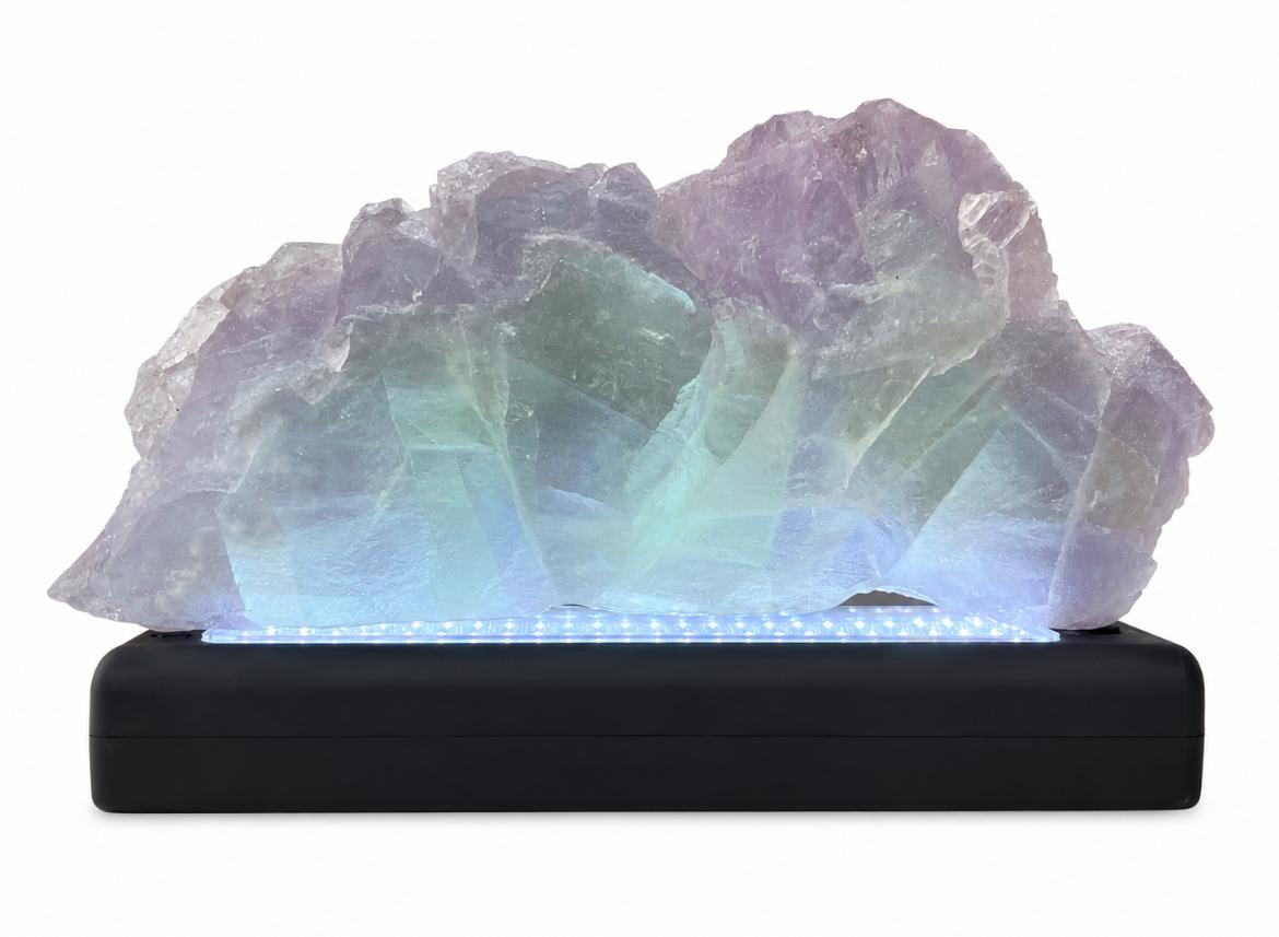 Lavender Fluorite Display Crystal