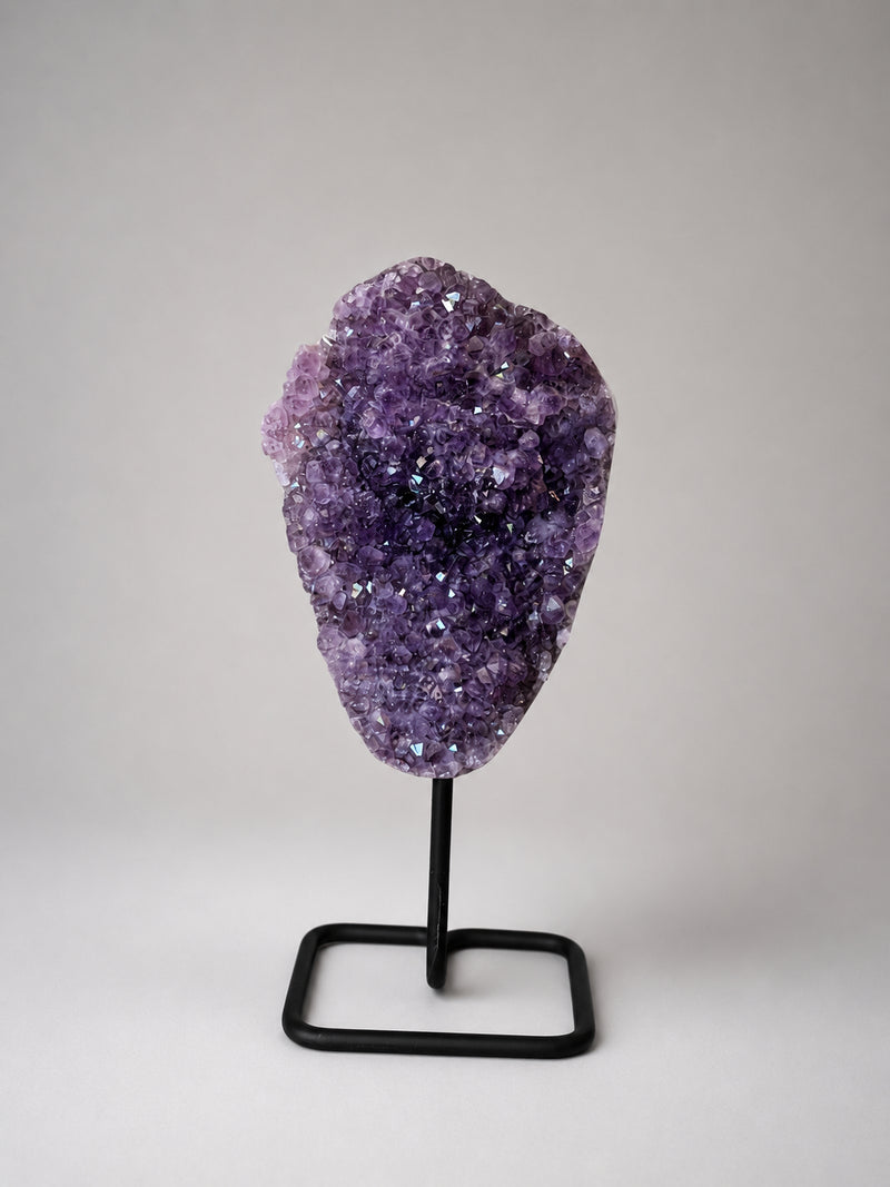 Amethyst Cluster on Stand (Madonna Cut) - main view