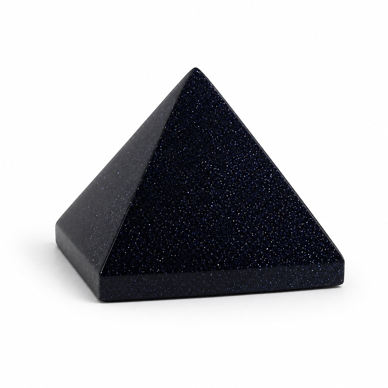 Blue Goldstone Pyramid