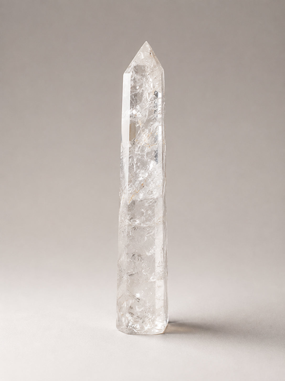 Large Clear Quartz Obelisk