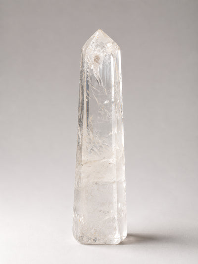 Large Clear Quartz Obelisk