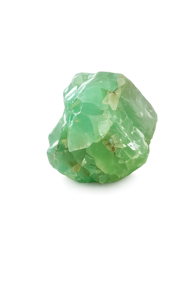 Raw Green Calcite Crystal Chunk