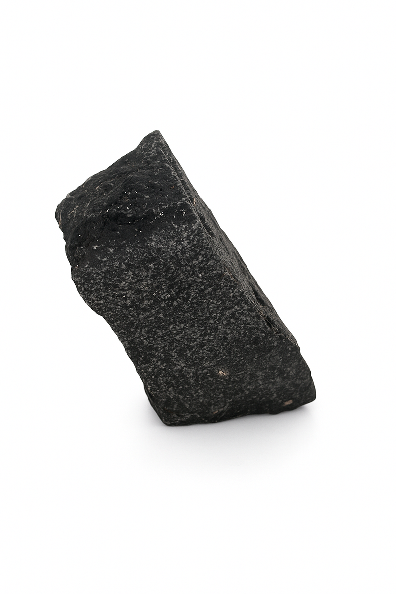 Raw indigo gabbro (Mystic Merlinite) specimen with feldspar sparkle