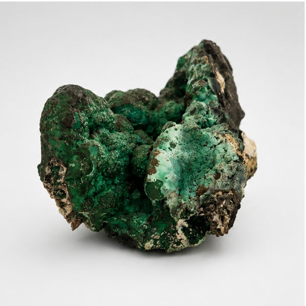 Raw Malachite Specimen in Matrix