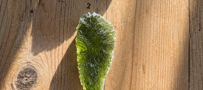 Genuine Czech moldavite piece 2, 22g