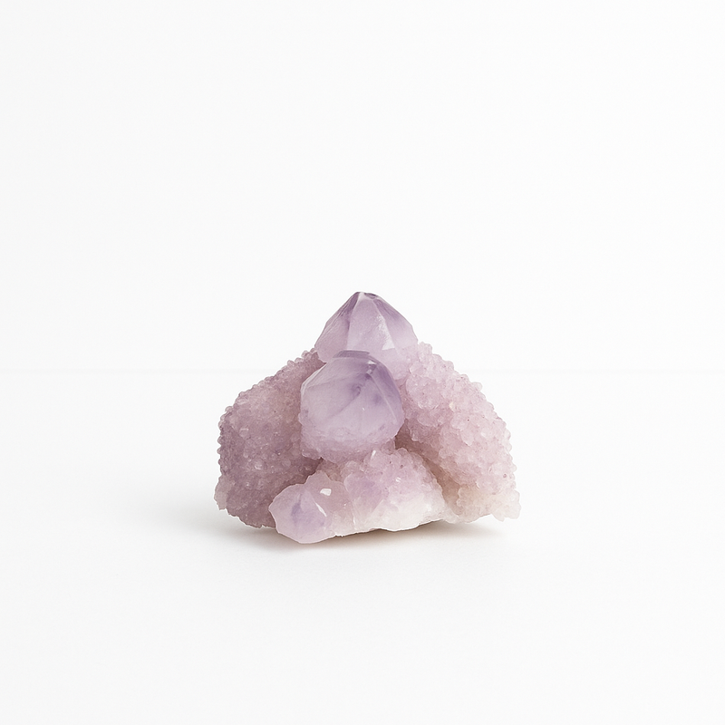 Pink amethyst spirit quartz cactus cluster