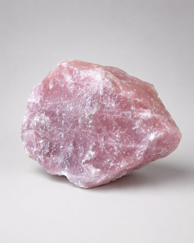Raw Rose Quartz Chunk (Large) - detail view 2