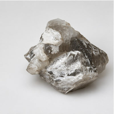 Large Natural Smoky Quartz Crystal Cluster - detail view 3