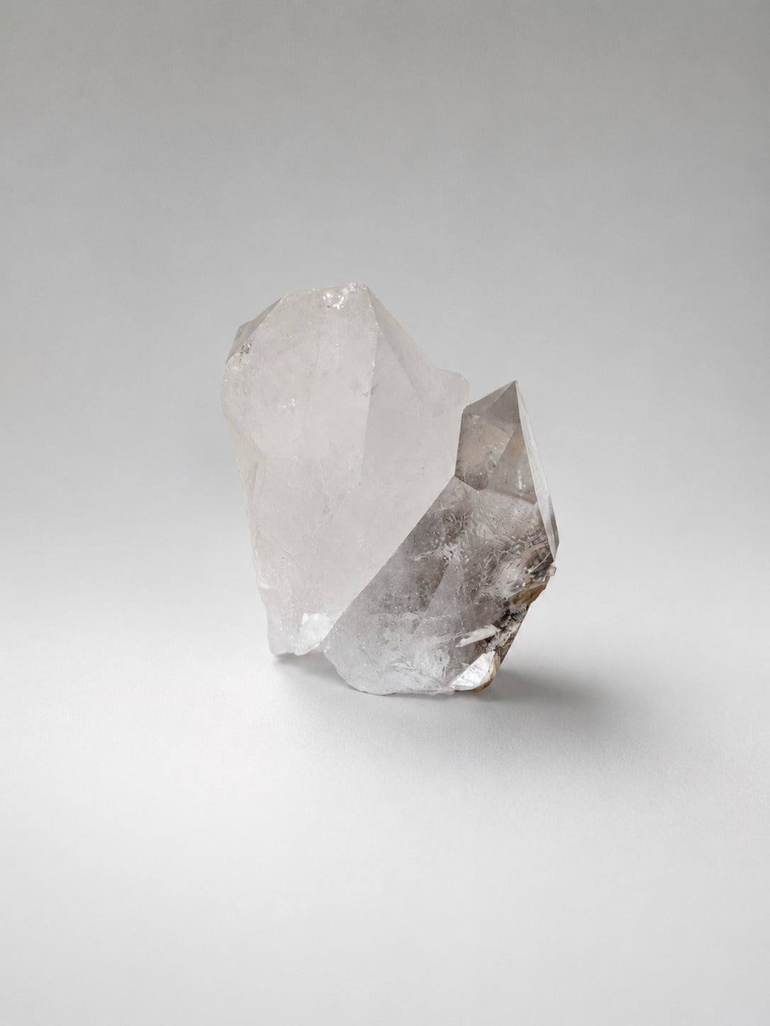 Smoky Quartz &amp; Clear Quartz Cluster