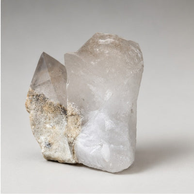 Smoky Quartz &amp; Clear Quartz Cluster