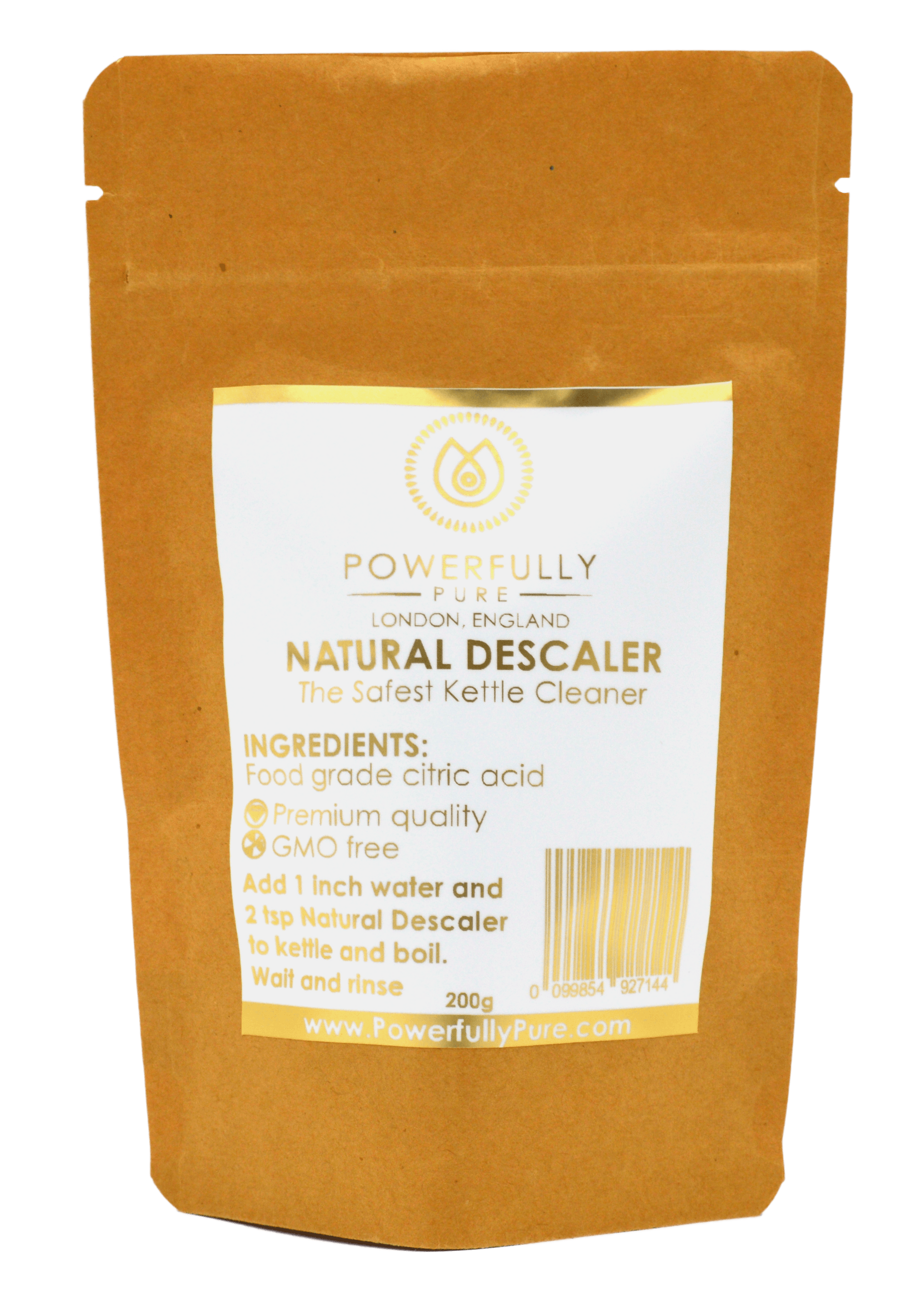 Natural Descaler - The Safest Kettle Cleaner - Powerfully Pure