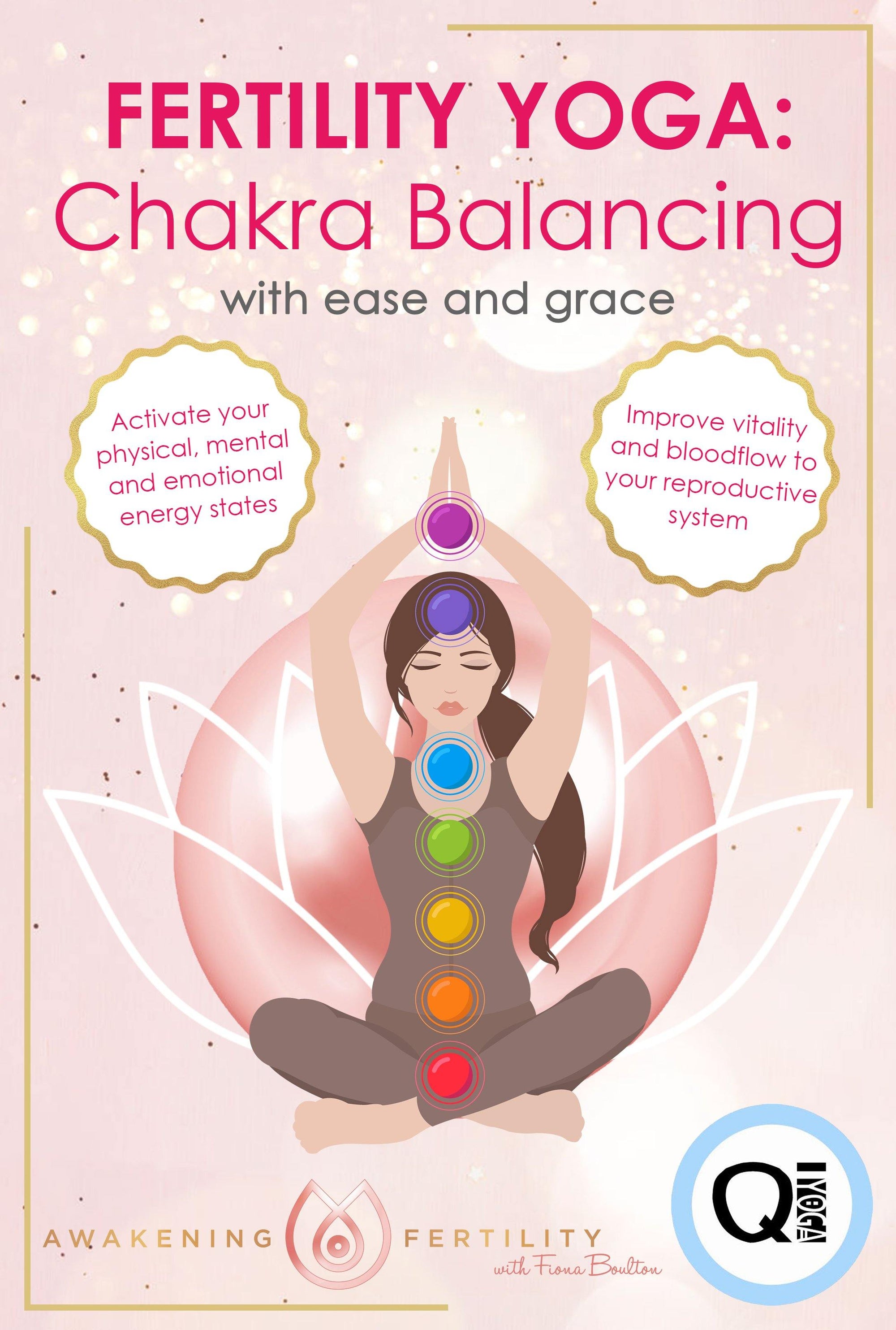 Fertility Yoga Chakra Balancing with TCM 5 Elements Healing