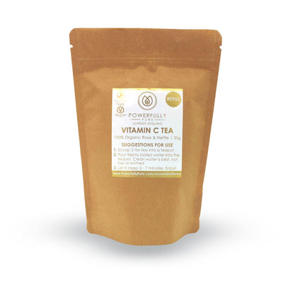 Vitamin C Fertility Tea - Rose & Nettle - Powerfully Pure